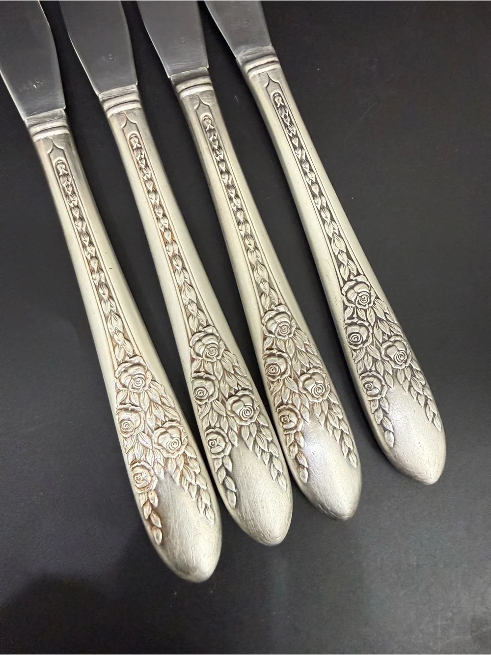 National Silver Co. 4pcs vintage
